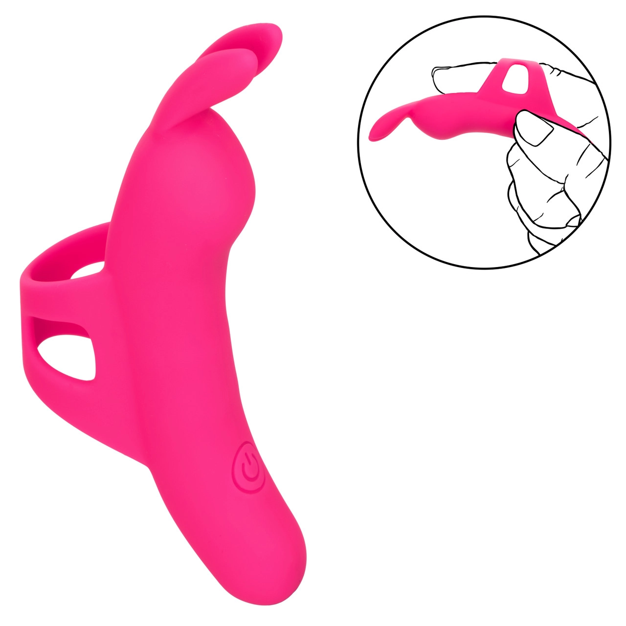 Мини вибромассажер на палец NEON VIBES THE FLIRTY VIBE