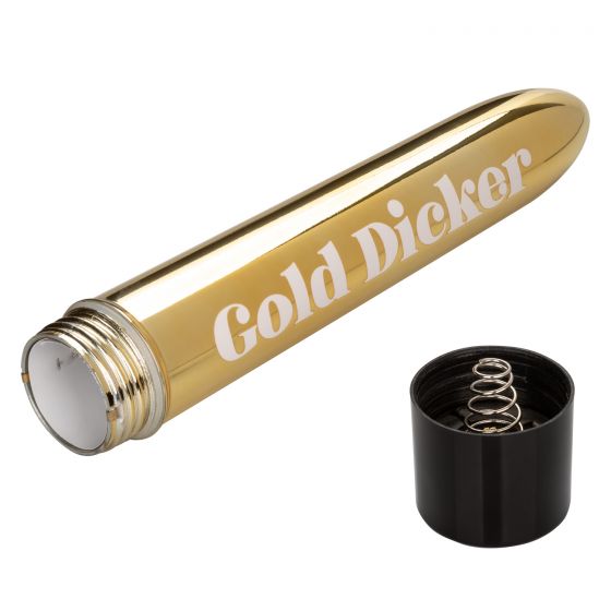 Вибромассажер NAUGHTY BITS GOLD DICKER