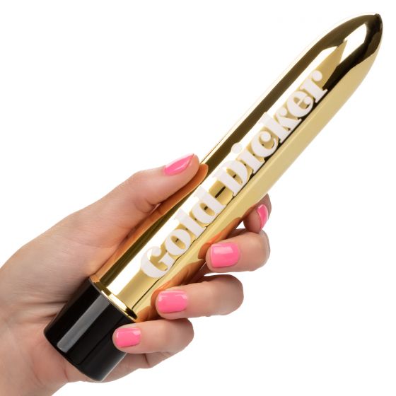 Вибромассажер NAUGHTY BITS GOLD DICKER