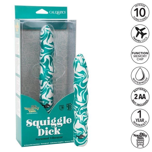 Вибромассажер NAUGHTY BITS SQUIGGLE DICK