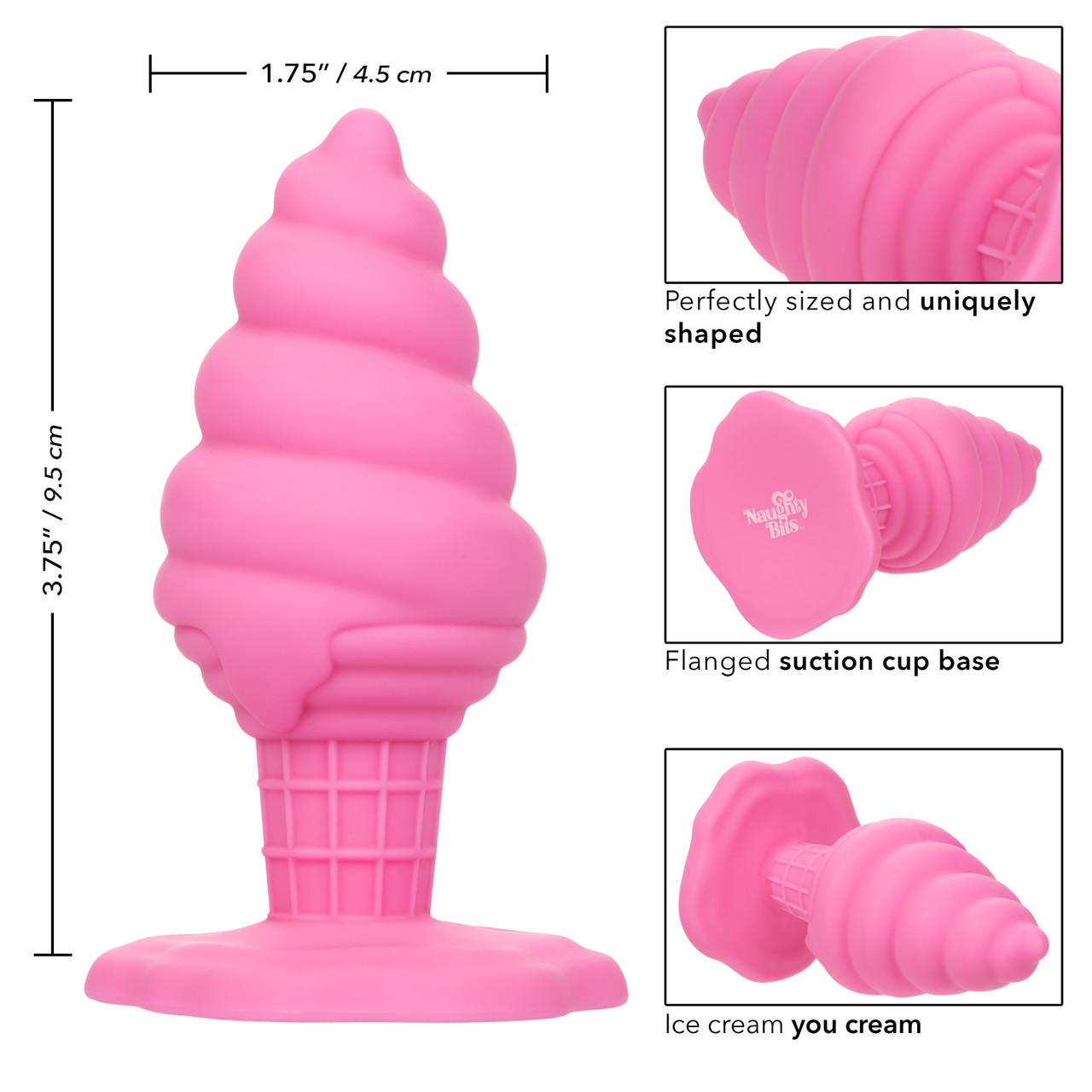 Анальная пробка в виде мороженного NAUGHTY BITS YUM BUM ICE CREAM