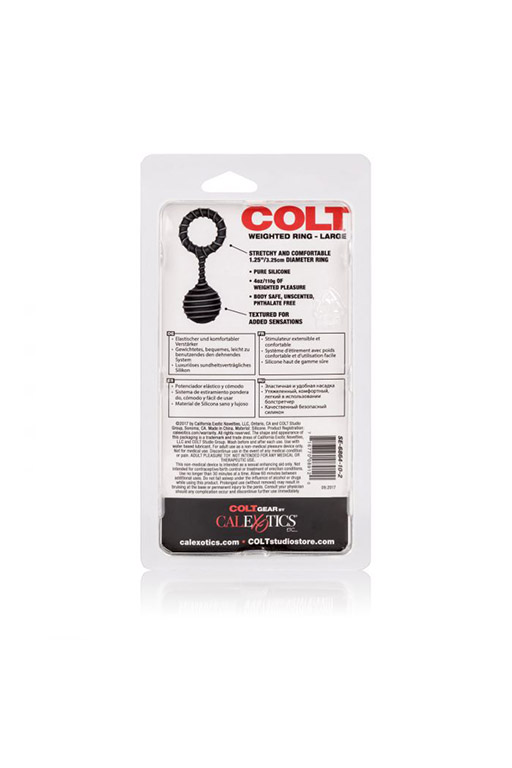 Утяжеленное эрекционное кольцо Colt Weighted Ring