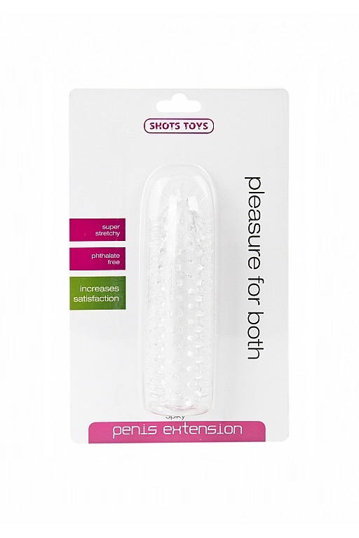 Насадка на пенис с силиконовыми шипами Spiky -Penis Extension