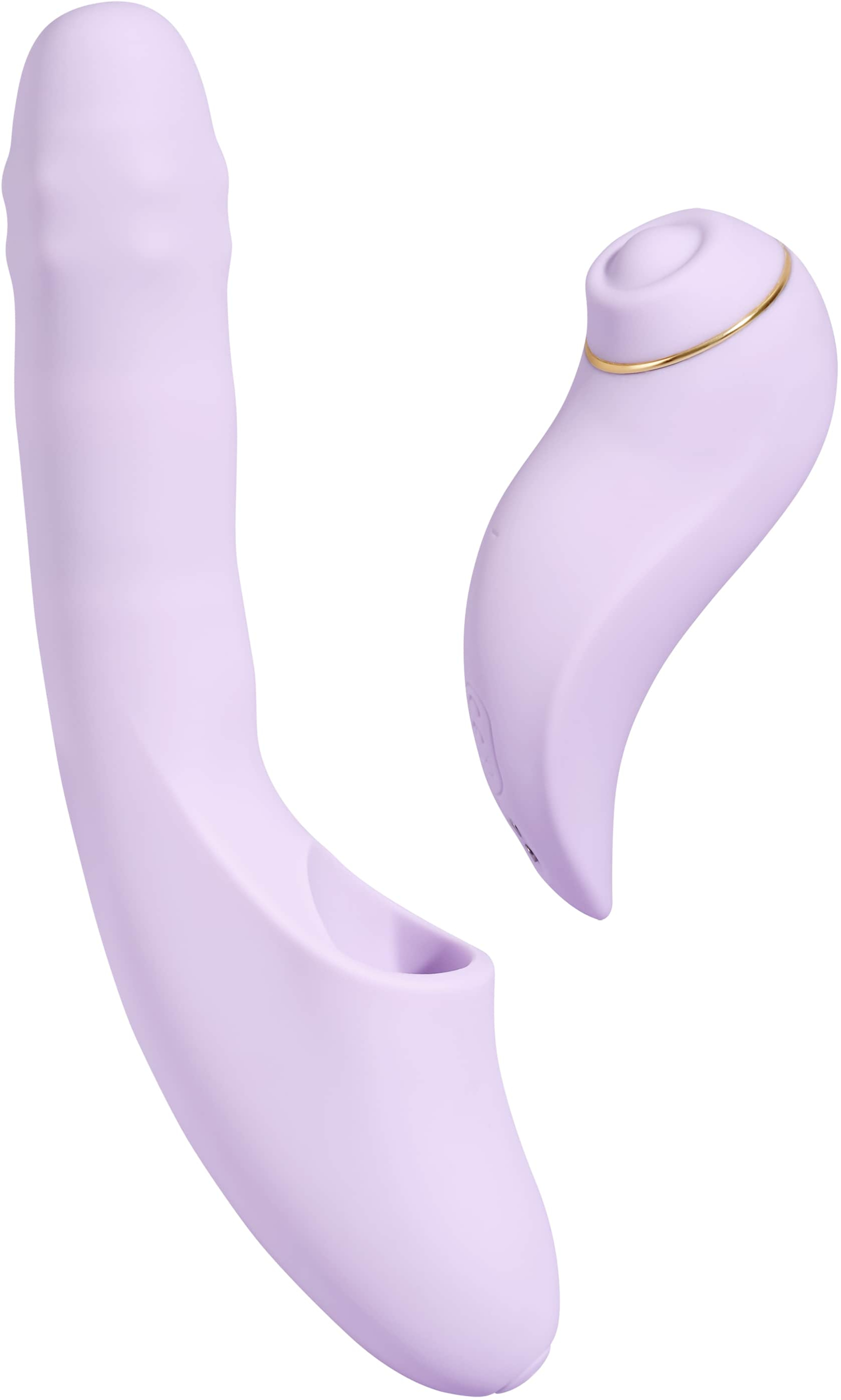 Интерактивный вибромассажёр 2в1 DuoGlow