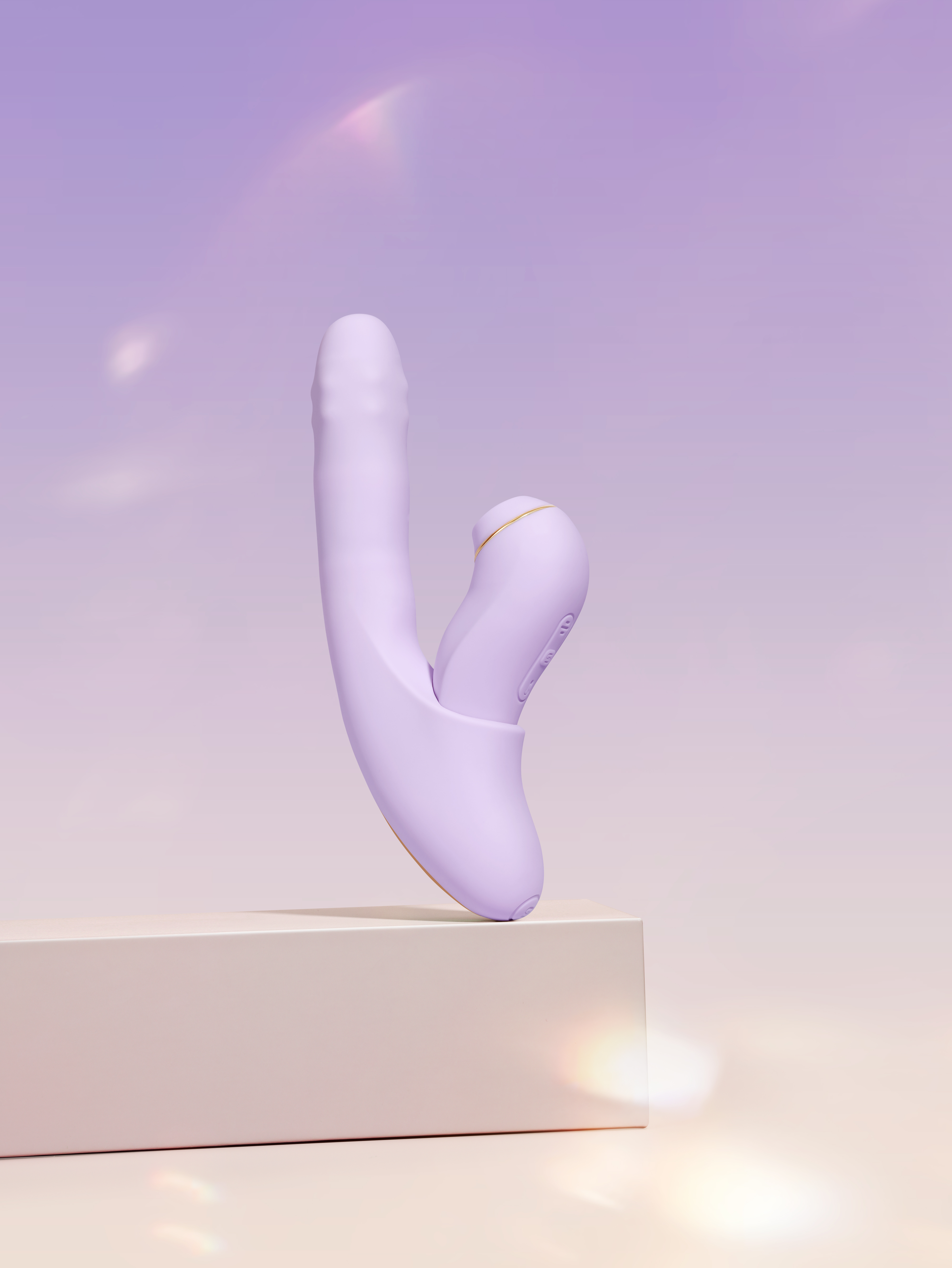 Интерактивный вибромассажёр 2в1 DuoGlow