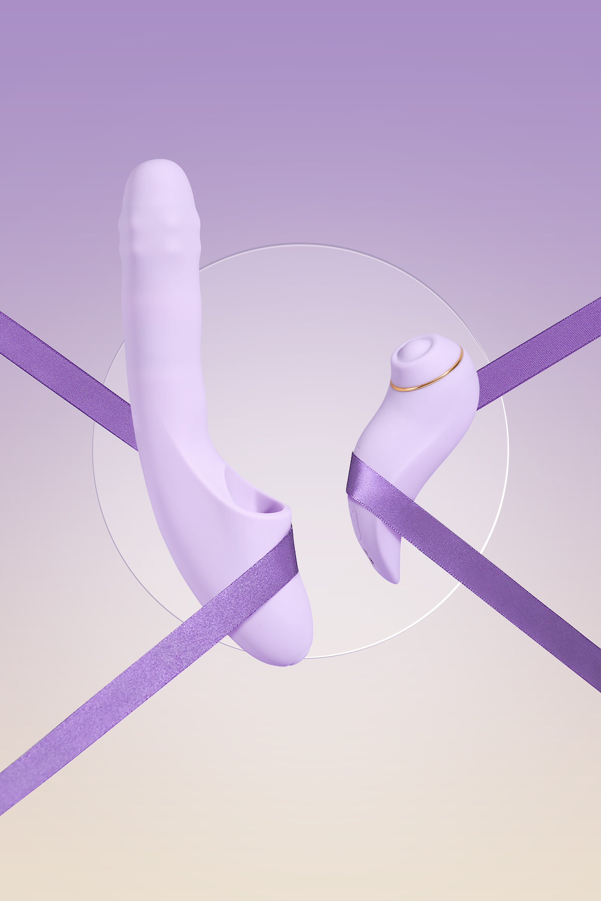 Интерактивный вибромассажёр 2в1 DuoGlow