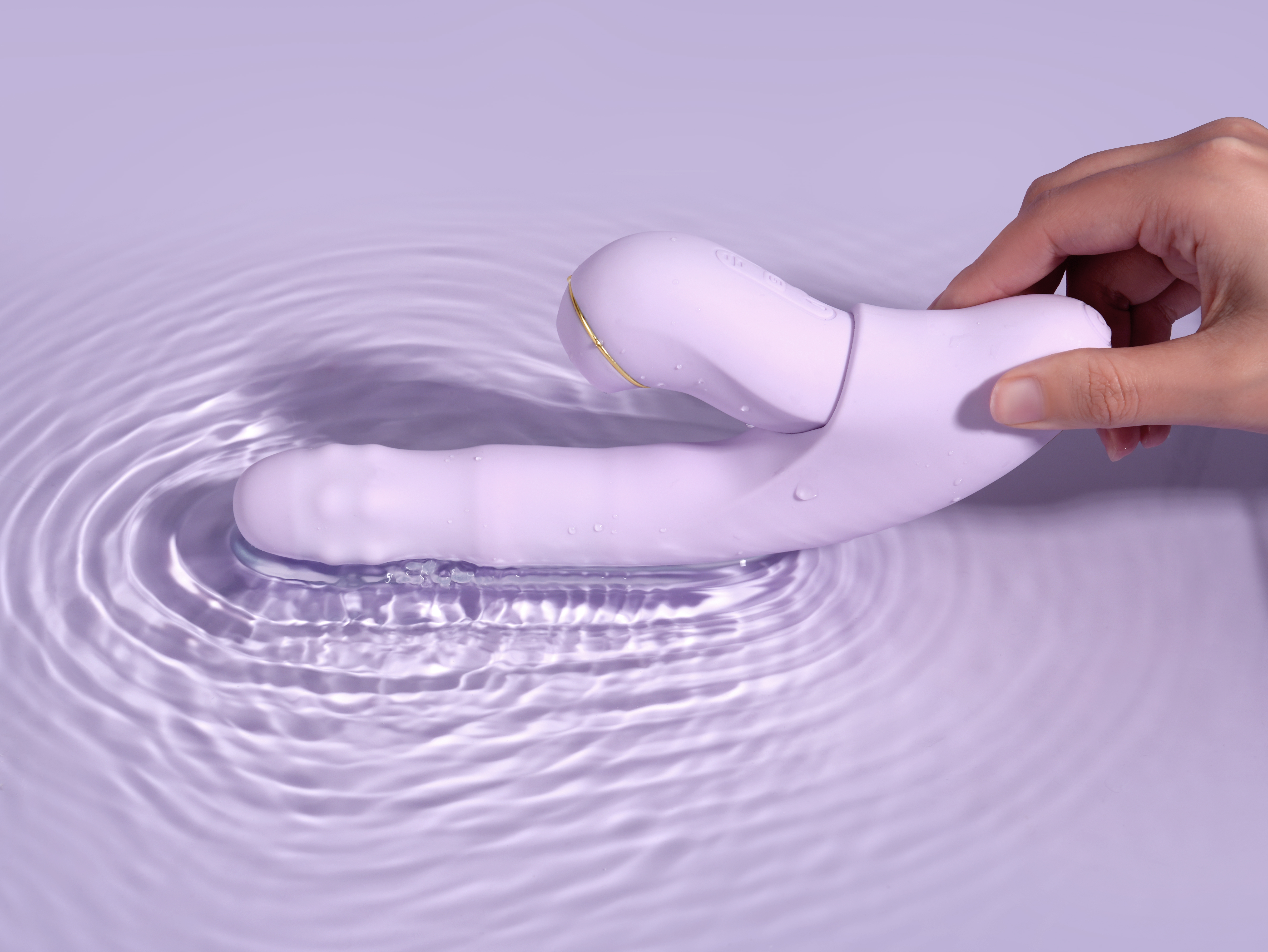 Интерактивный вибромассажёр 2в1 DuoGlow