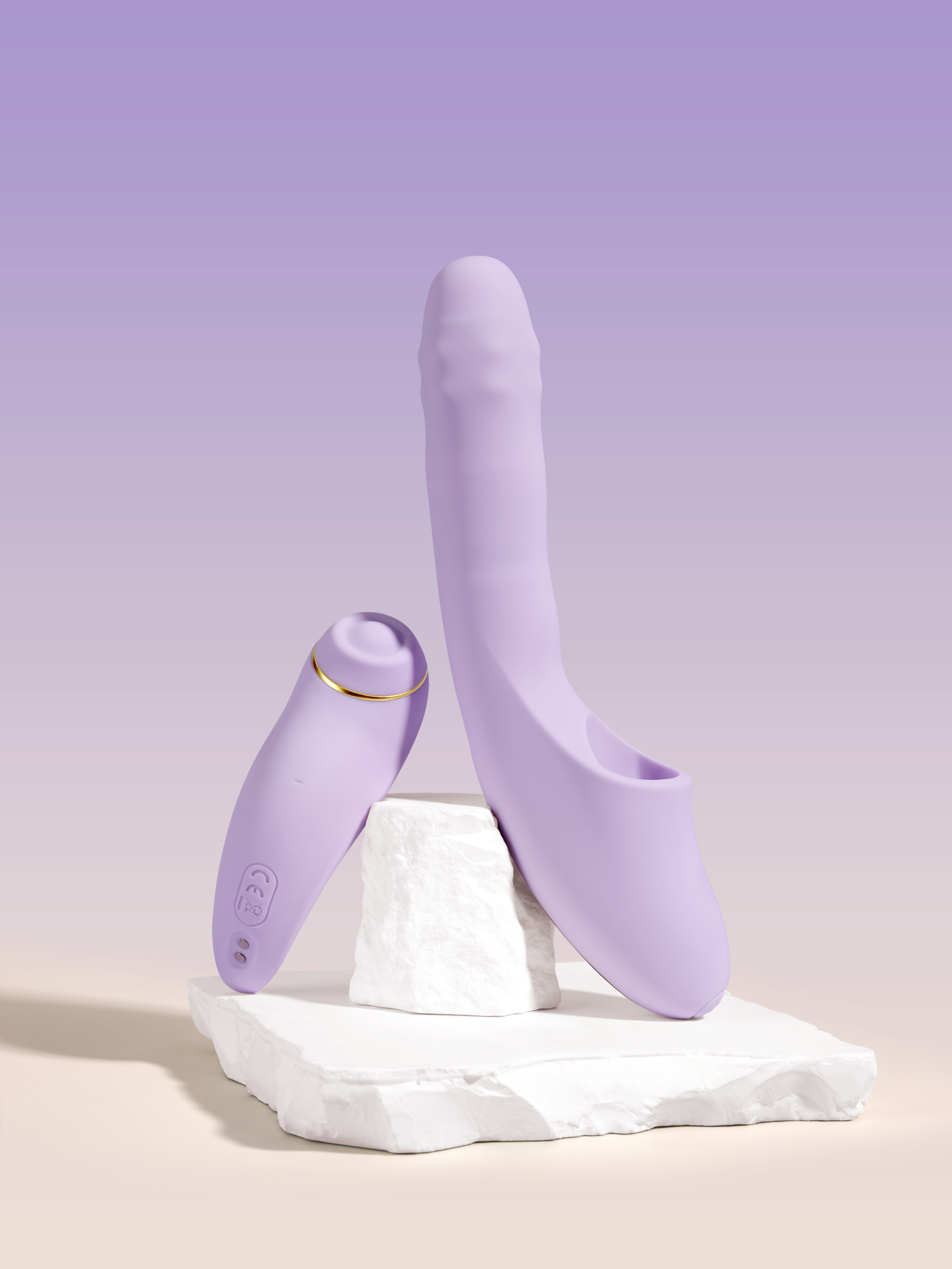 Интерактивный вибромассажёр 2в1 DuoGlow