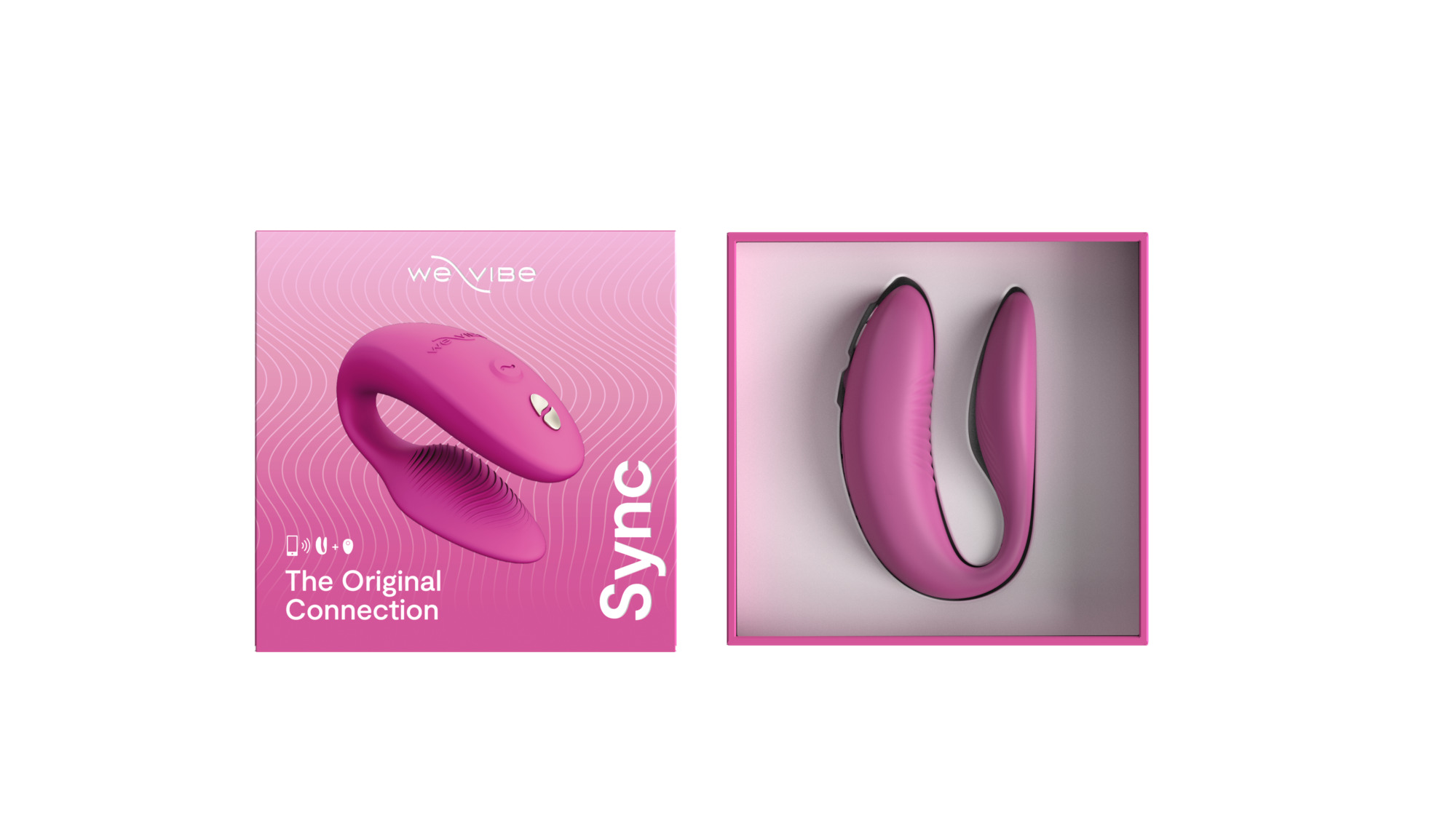 Вибромассажер для пар We-Vibe Sync 2 Pink