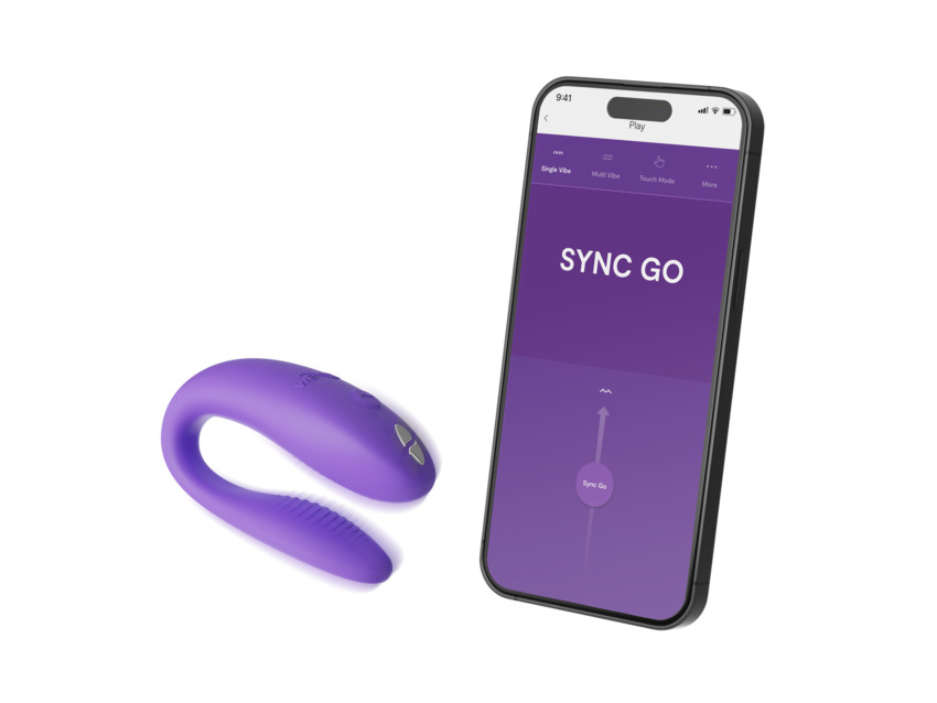 Вибромассажер для пар We-Vibe Sync Go (фиолетовый)