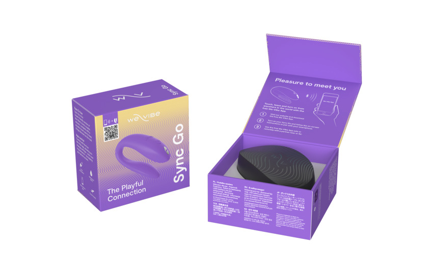 Вибромассажер для пар We-Vibe Sync Go (фиолетовый)
