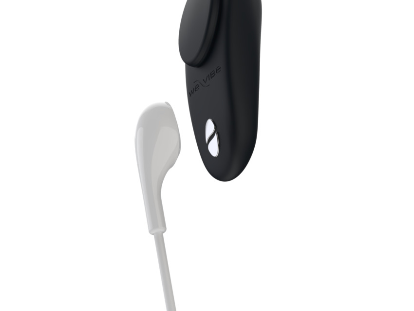 Инновационный вибромассажер в трусики We-Vibe Moxie+ Satin Black