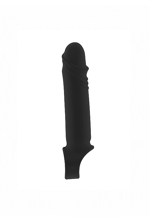 Увеличивающая насадка на пенис закрытого типа No.31 - Stretchy Penis Extension - Black