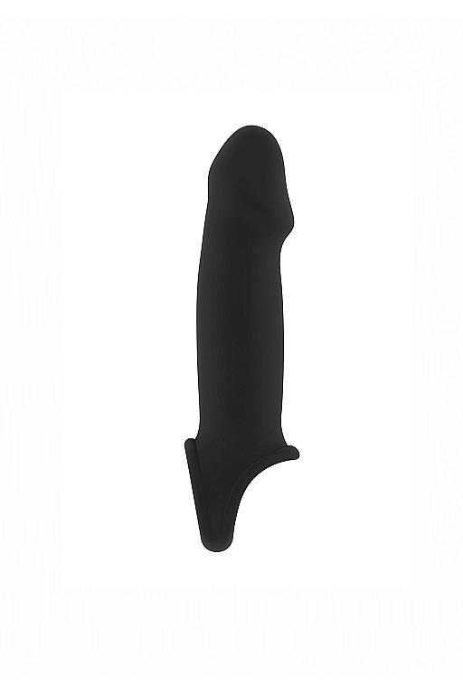 Увеличивающая насадка на пенис закрытого типа No.33 - Stretchy Penis Extension - Black