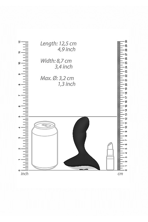Перезаряжаемый массажер простаты с пультом управления No. 79 - Rechargeable P-Spot Stimulator
