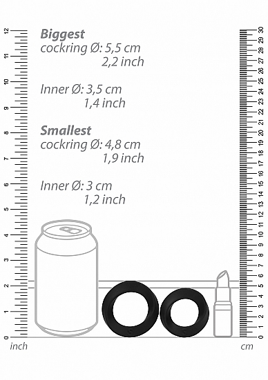 Набор из двух колец NO.86 - Cock Ring Set