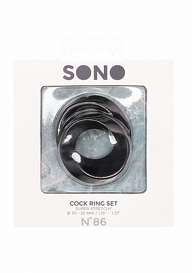 Набор из двух колец NO.86 - Cock Ring Set