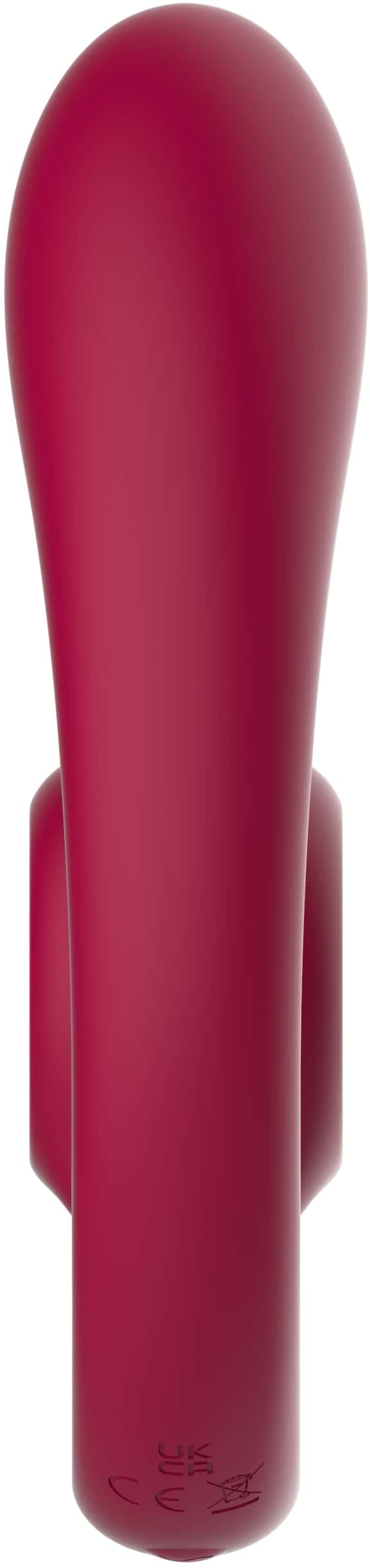 Парный вибромассажер SVibe Snail GIZI Duo, бордовый