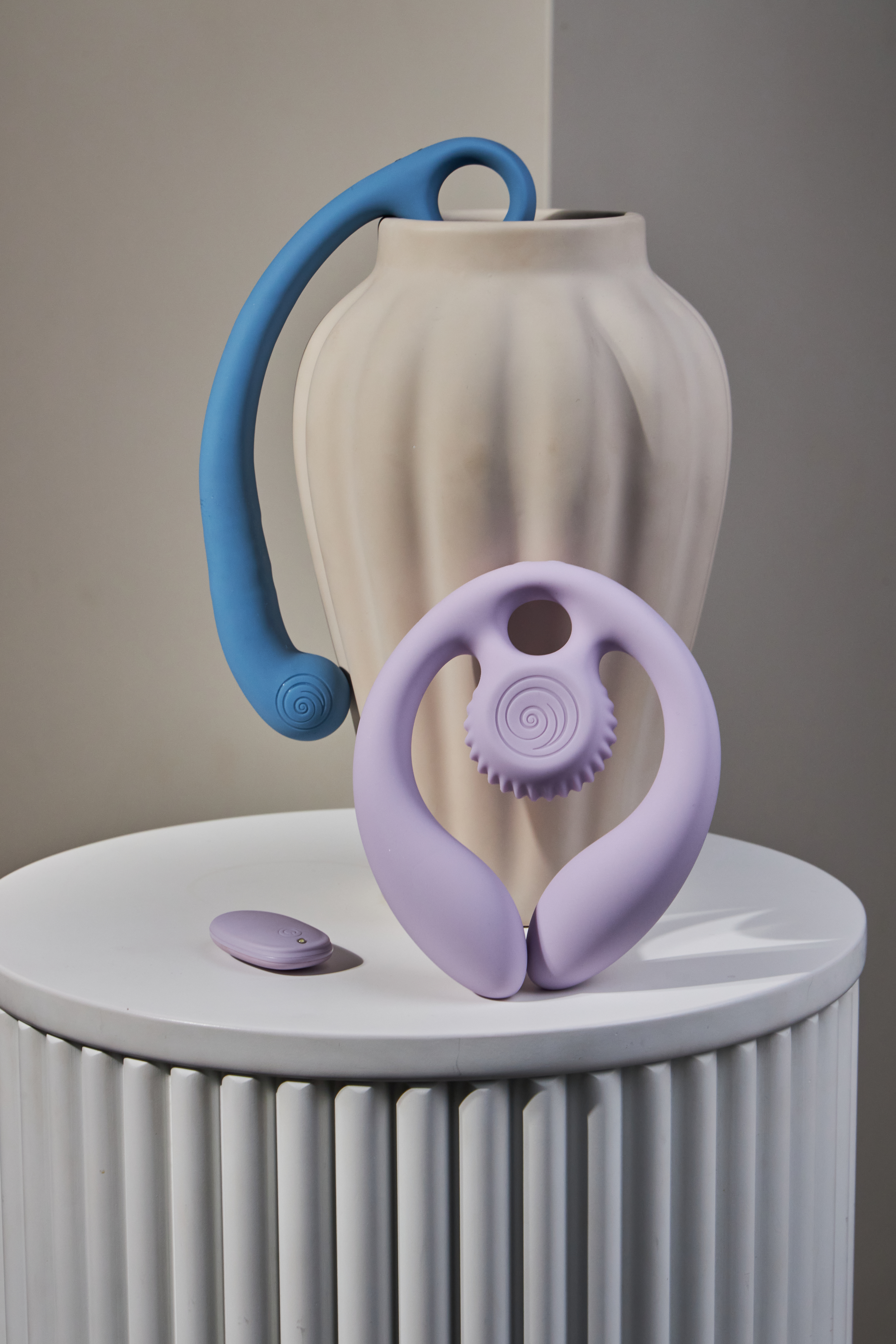 Парный вибромассажер SVibe Snail GIZI Duo, лиловый