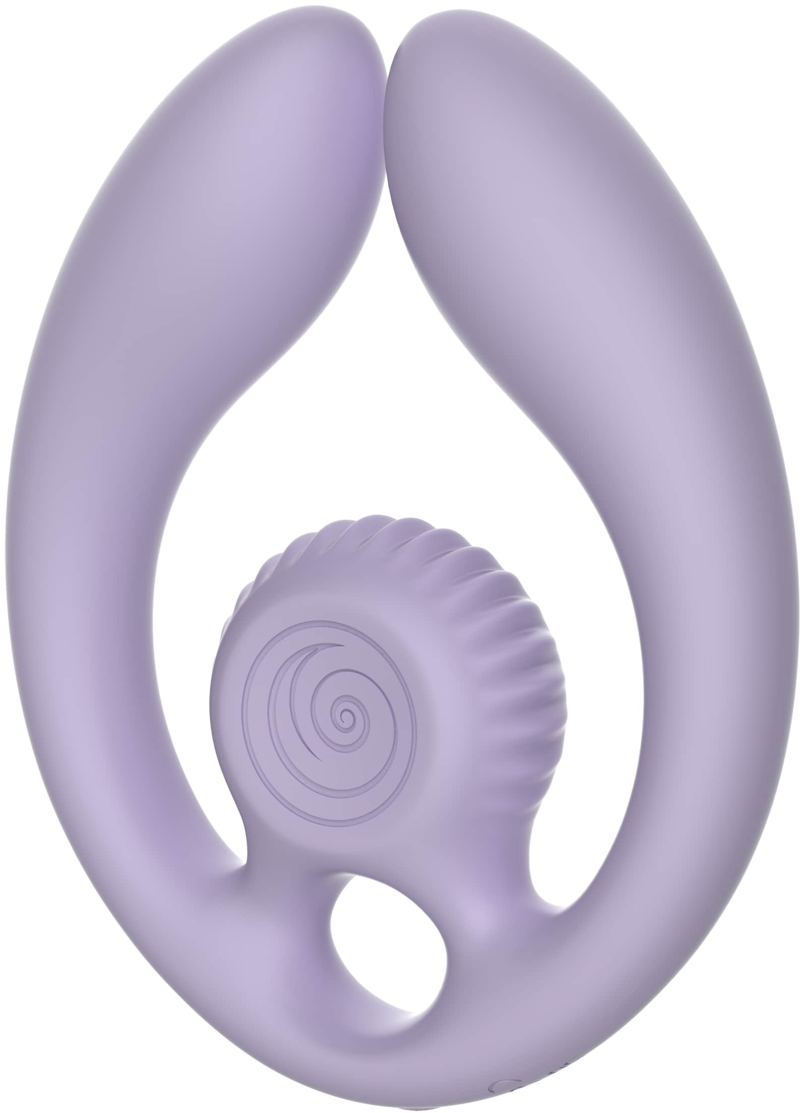 Парный вибромассажер SVibe Snail GIZI Duo, лиловый