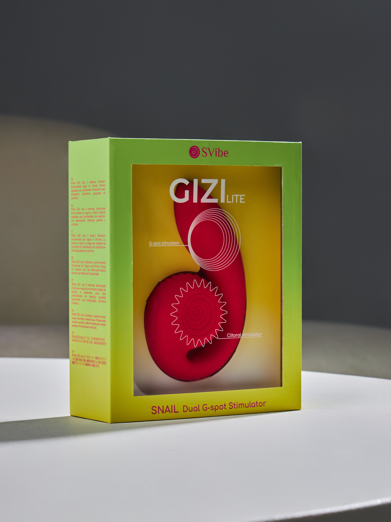 Инновационный SVibe GIZI Lite вибратор, розовый