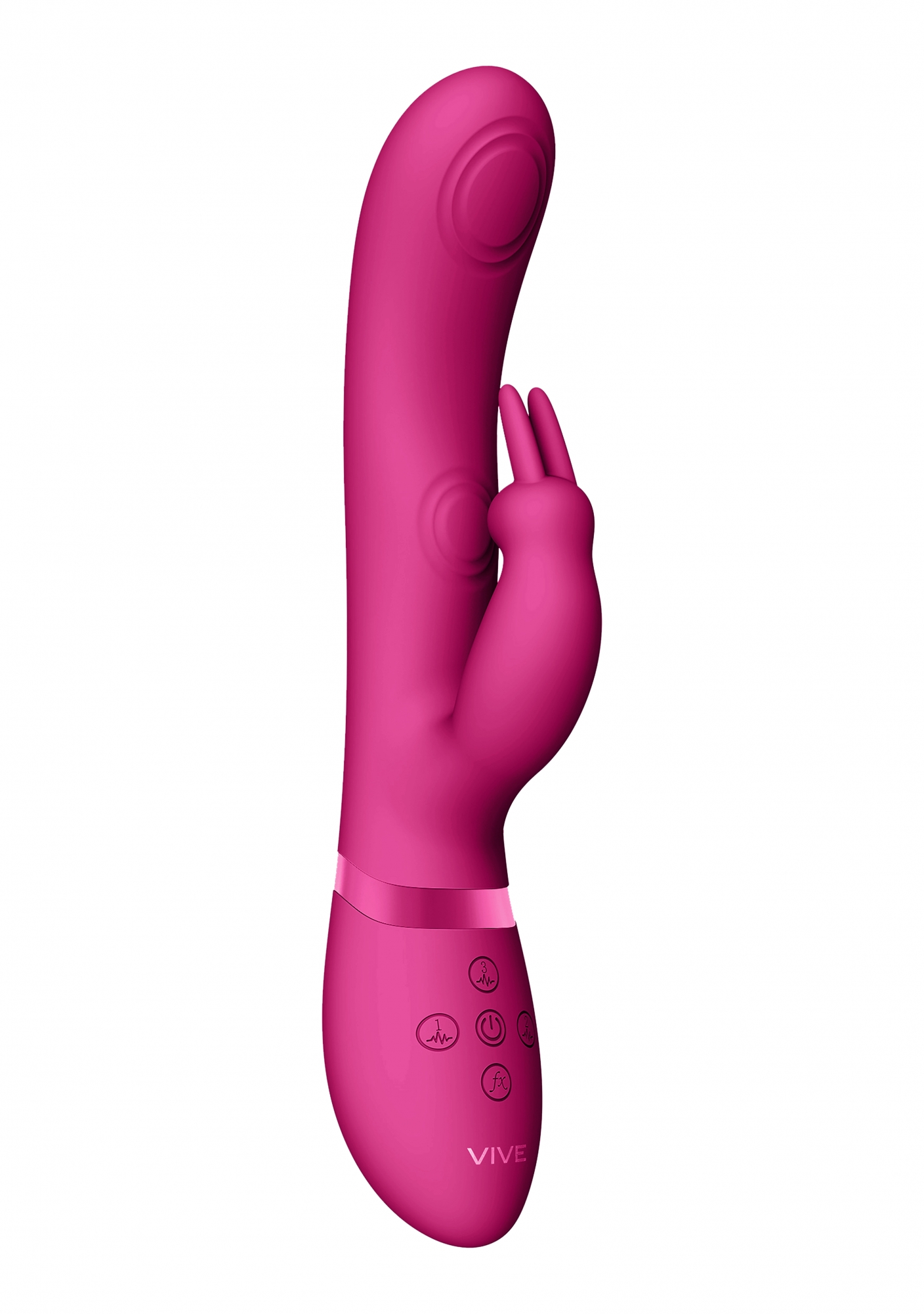 Вибромассажер May - Pulse-Wave & C-spot & G-Spot Rabbit - Pink