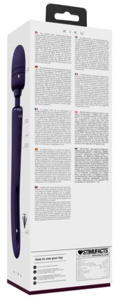 Двусторонний WAND Kiku с инновационным стимулятором зоны G(фиолетовый)