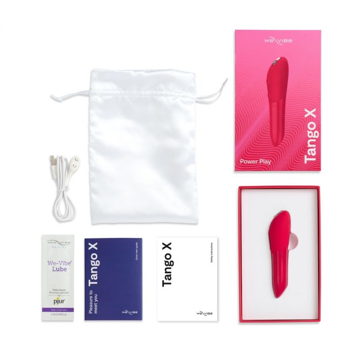 Невероятно сильный миниатюрный вибромассажер We-Vibe Tango X Red
