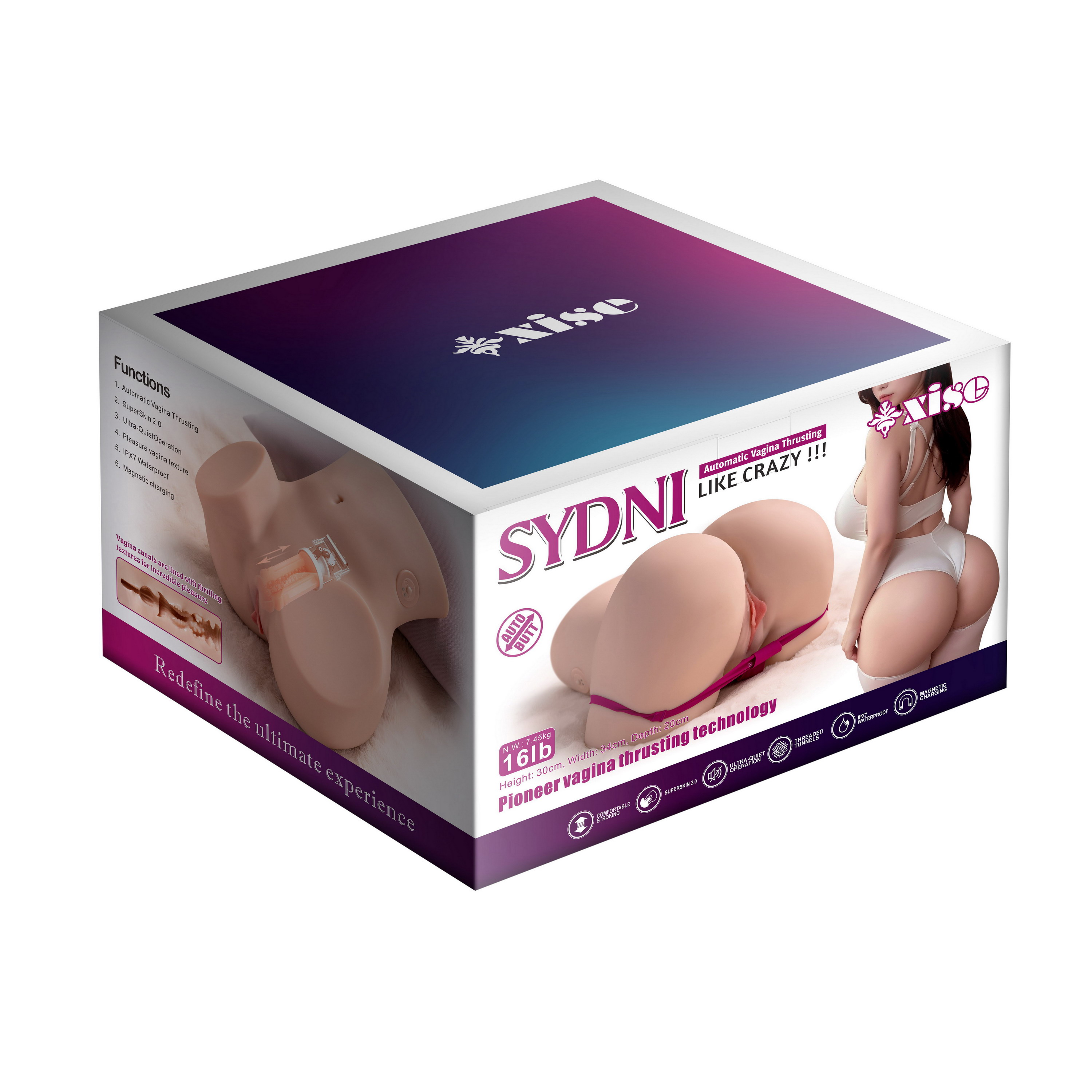 Мастурбатор Sydney Ass с функцией пенетрации